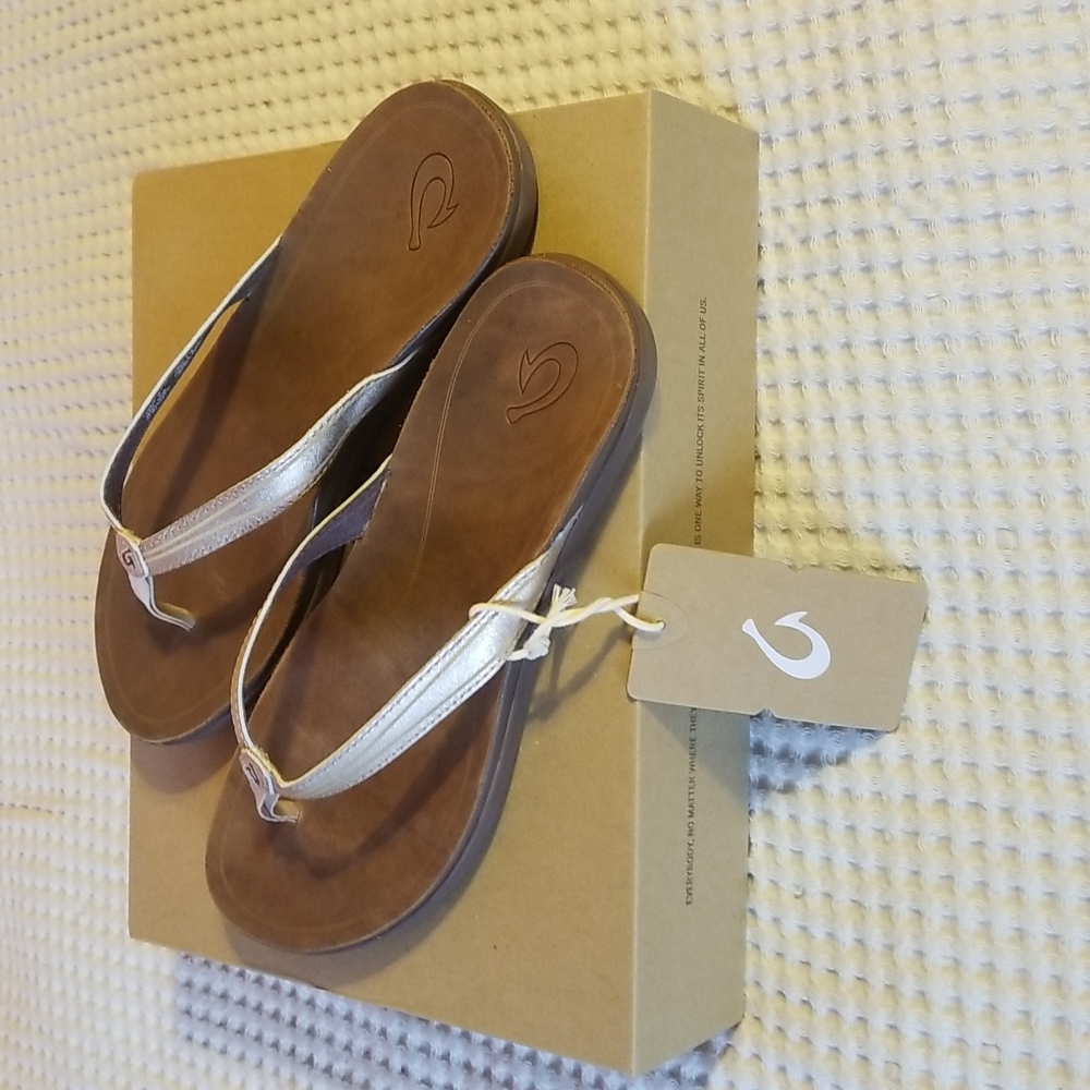 OluKai sandals (Aukai - Copper / Dk Java